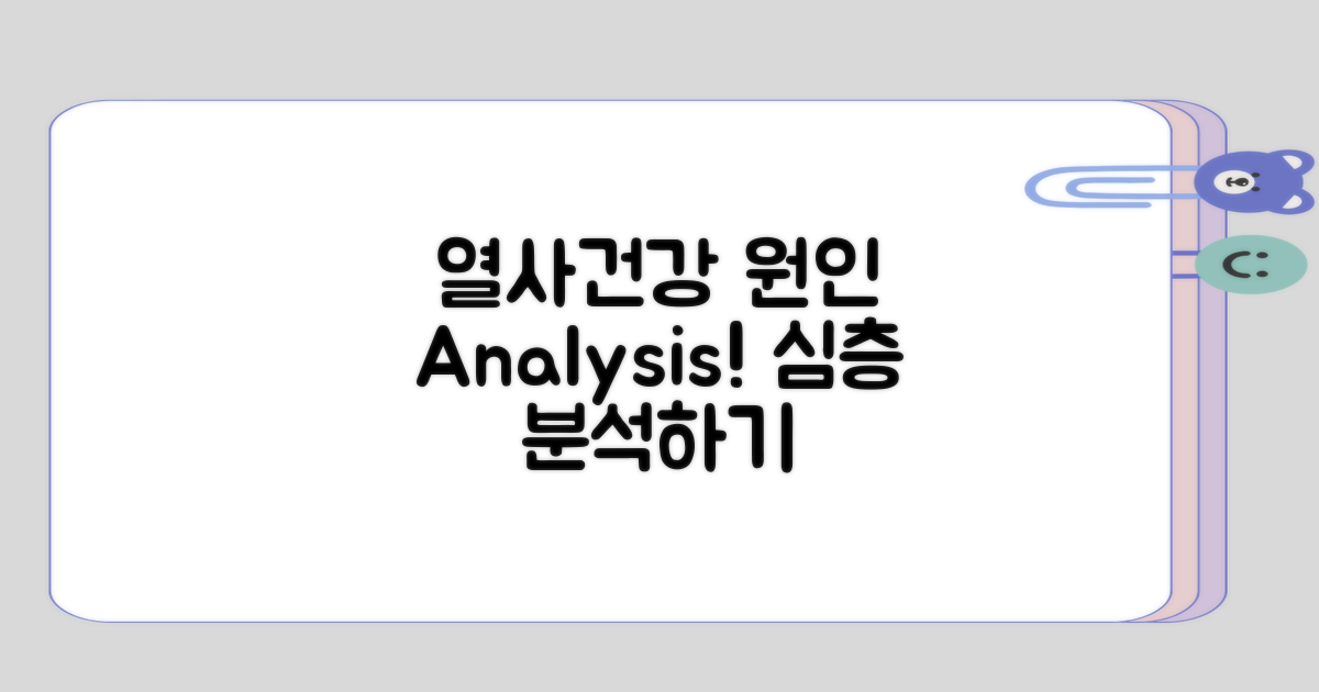 열사건강의 원인 분석하기