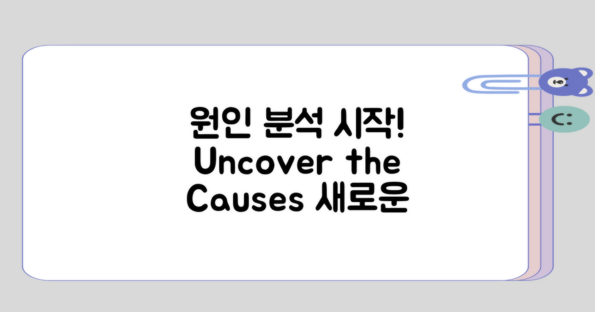 원인 분석으로 시작해보기