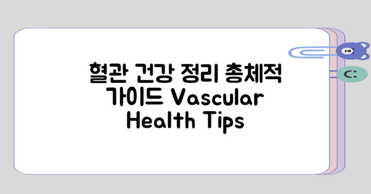 총체적인 혈관 건강 정리