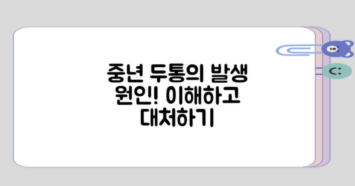 중년 두통 발생 배경 이해하기