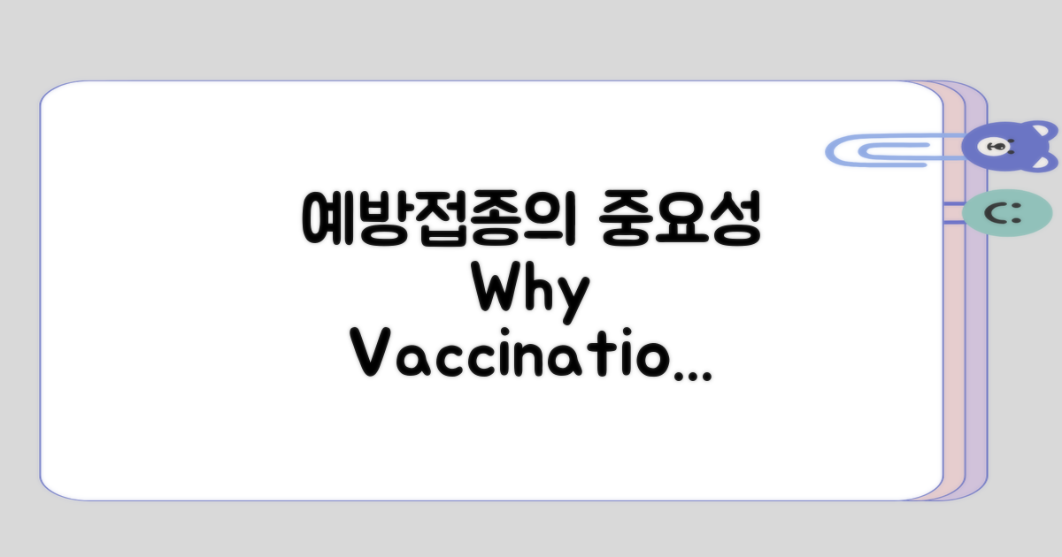 예방접종의 중요성은 어떻게 되나?