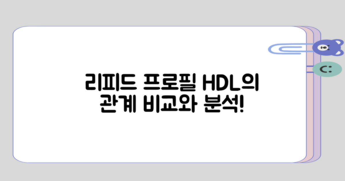 리피드 프로필과 HDL의 관계