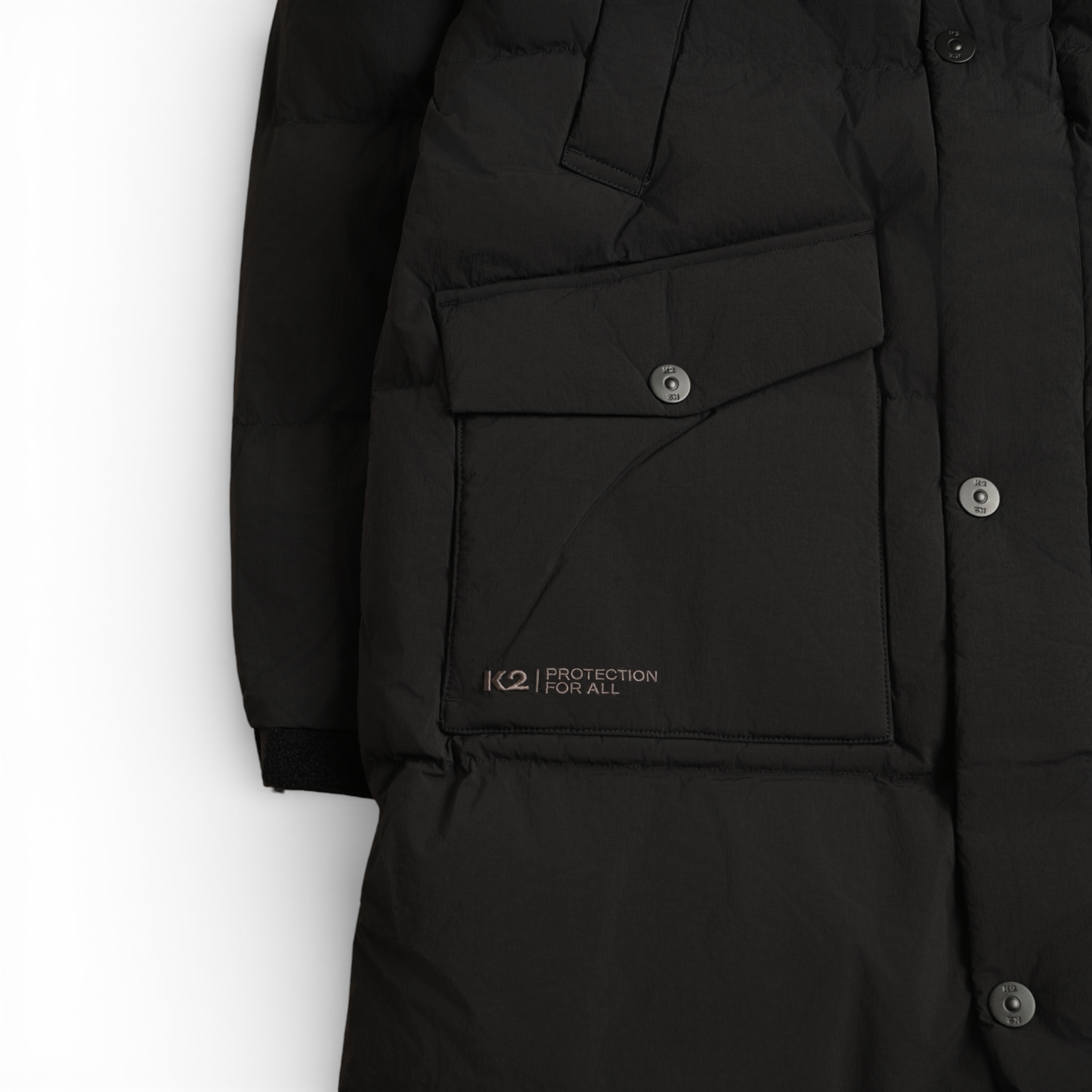 [백화점매장판] K2 남녀공용 롱패딩 덕다운 출퇴근룩 데일리룩 점퍼 잠바 자켓 상세 이미지 1