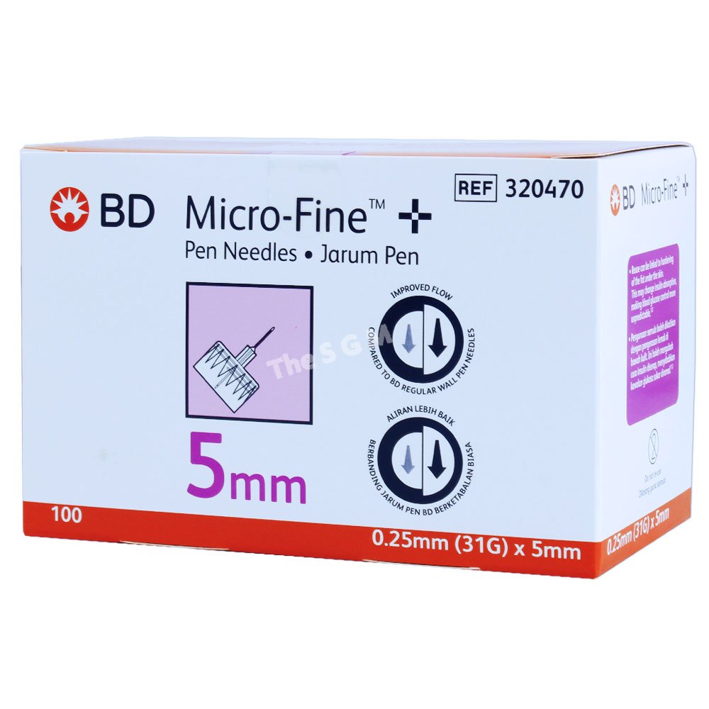 BD 울트라 파인III 펜니들 31G 5mm 1박스 100개입, 1개 상세 이미지 1