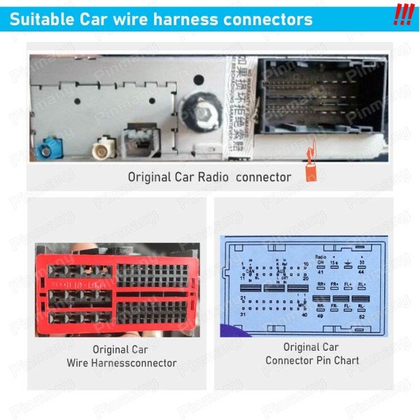 자동차 안드로이드 라디오 케이블 액세서리 ARC5 스테레오 전원 와이어 하네스 소켓 알파 로미오 949 CAN, 01 ARC 상세 이미지 1