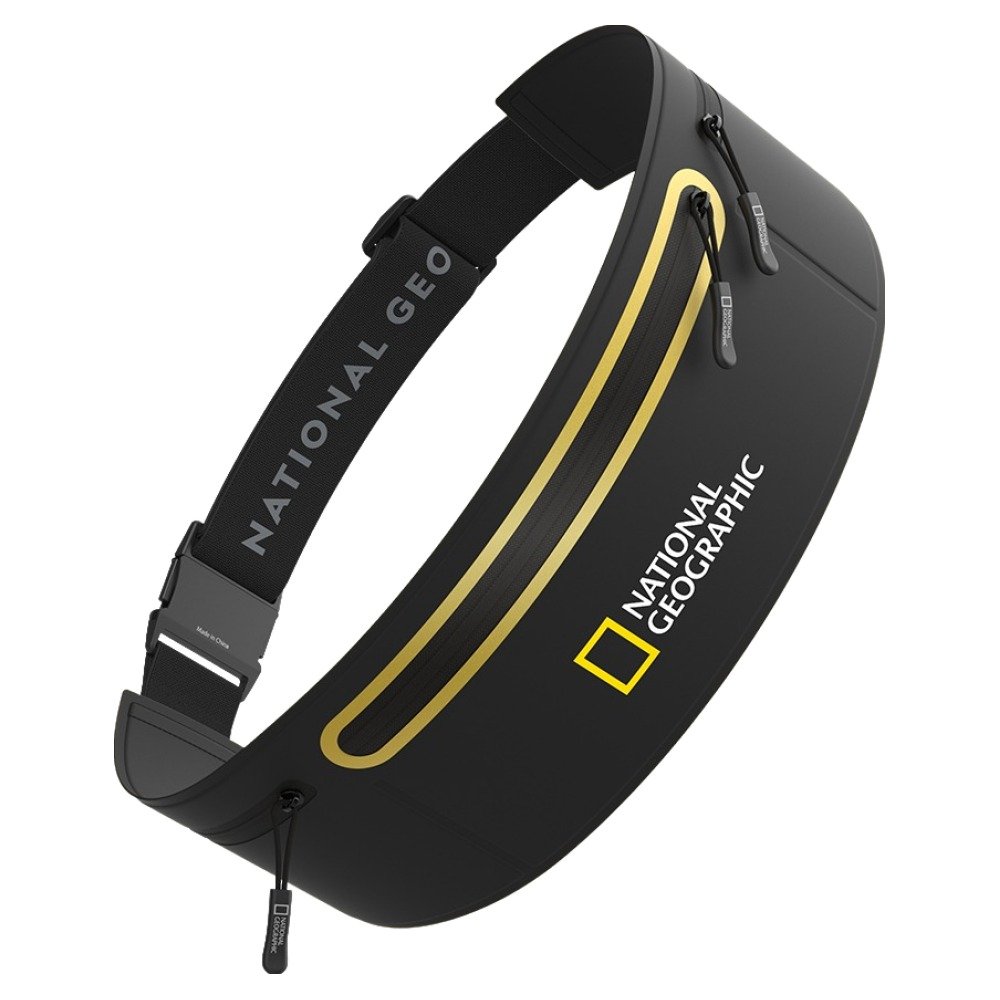 내셔널지오그래픽 핸드폰수납 모바일 러닝벨트 NGM-MRB, 블랙, 1개 상세 이미지 1
