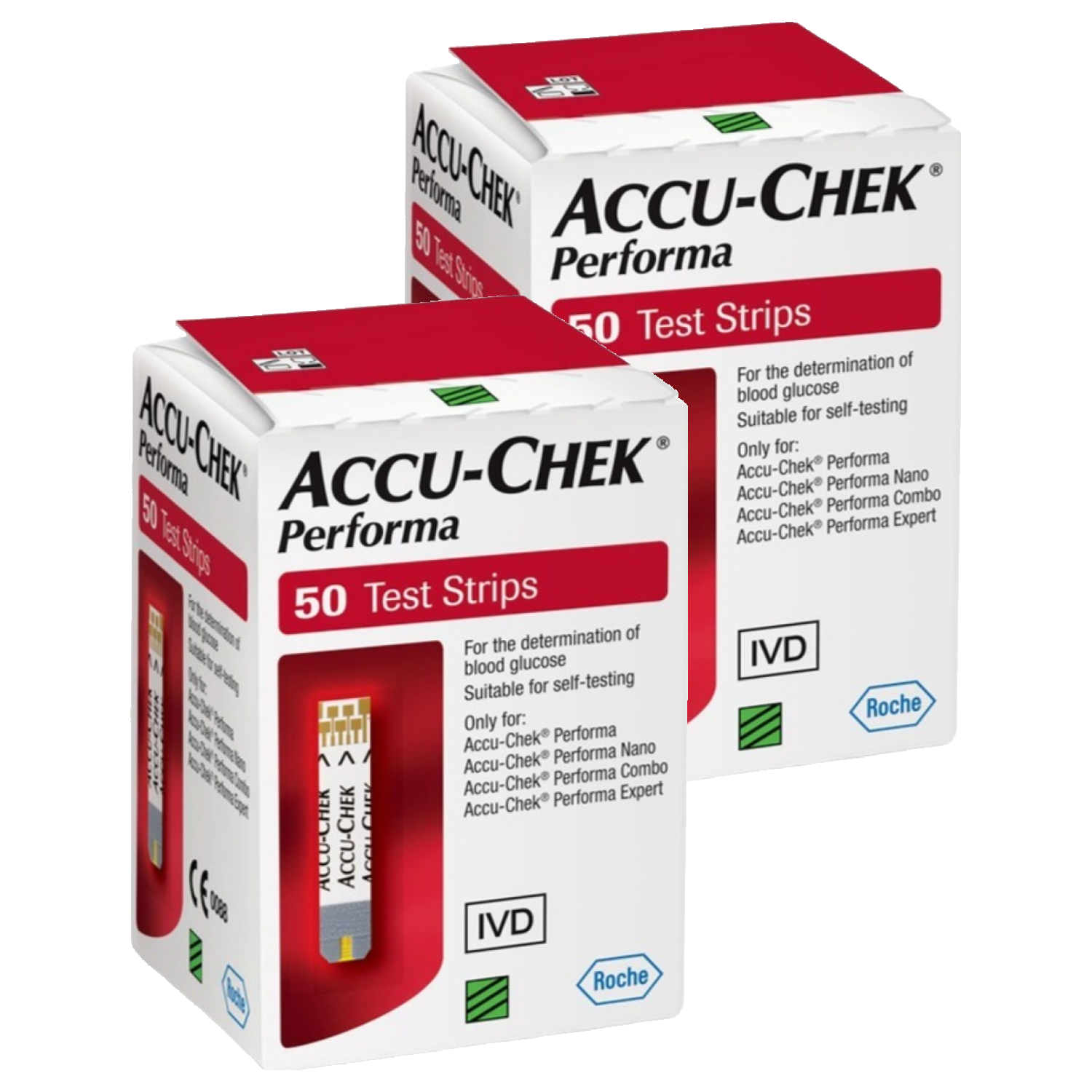 아큐첵 퍼포마 개인용 혈당검사지, 2개, 50개입 상세 이미지 1
