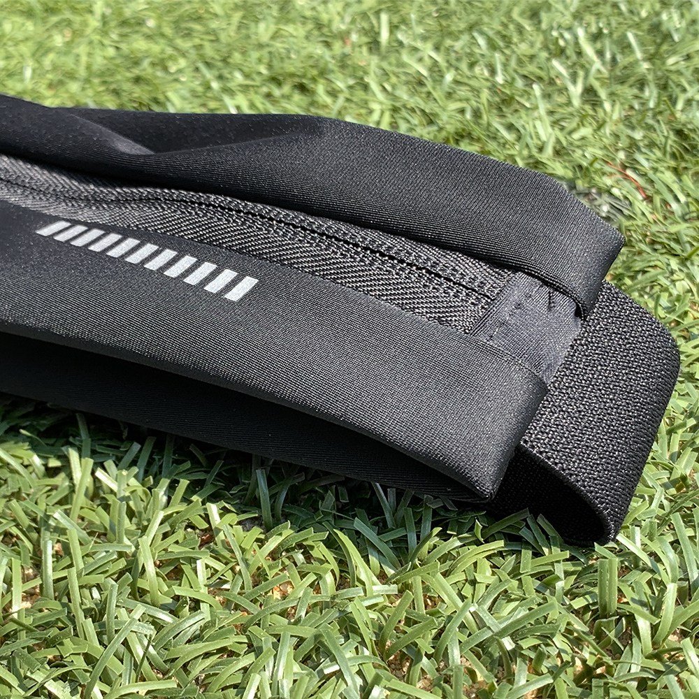 모락 스마트폰 러닝 벨트 가방 플립벨트 조깅 운동 런닝 허리 힙색 밴드, 블랙, 1개할인· 23:53: 상세 이미지 1