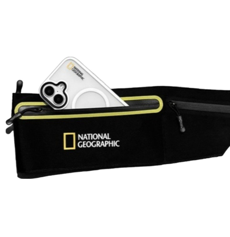 내셔널지오그래픽 핸드폰수납 모바일 러닝벨트 NGM-MRB, 블랙, 1개 상세 이미지 2