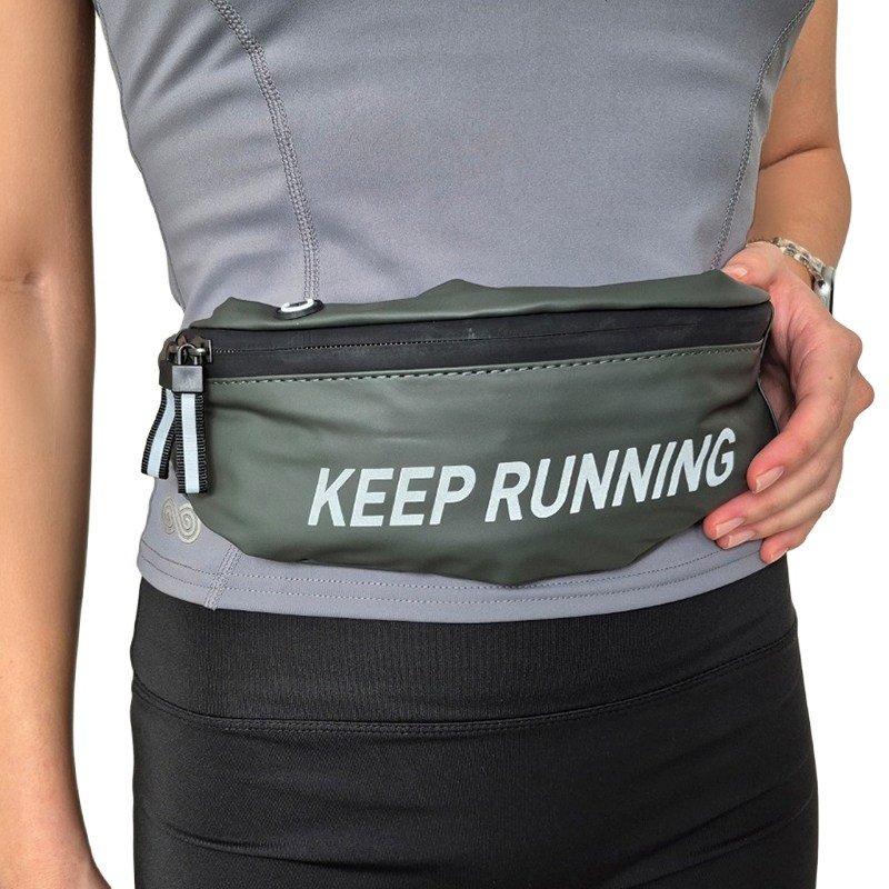 투바이젠 KEEP 러닝 힙색 벨트 허리 가방, 1개, 다크그린쿠폰할인 상세 이미지 2