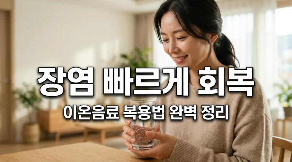 장염 빨리 낫는 법: 이온음료 복용 주의사항과 회복 골든타임