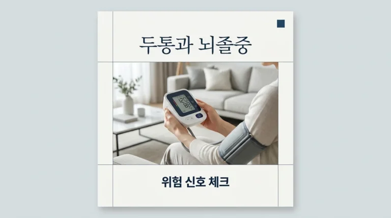 고혈압 두통 특징 3가지, 뇌졸중 전조증상일 수 있습니다
