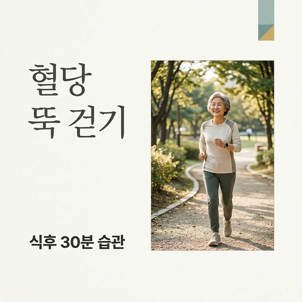 당뇨 운동 방법: 식후 30분 걷기가 혈당에 미치는 놀라운 효과