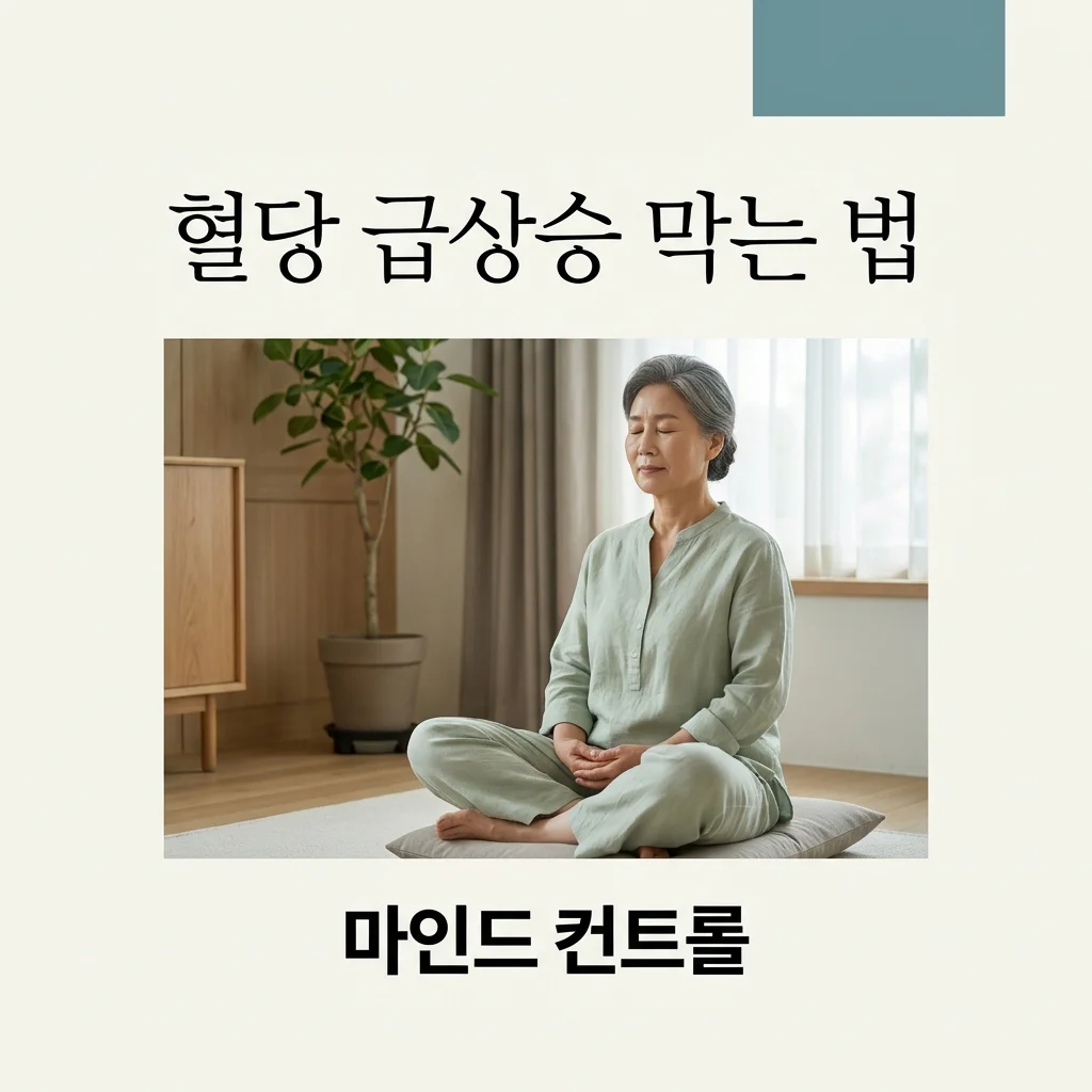 당뇨 스트레스 혈당 급상승 막는 마인드 컨트롤 3가지 핵심 비결