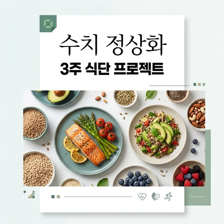 고지혈증 수치 정상화하는 3주 식단 프로젝트: 실전 가이드