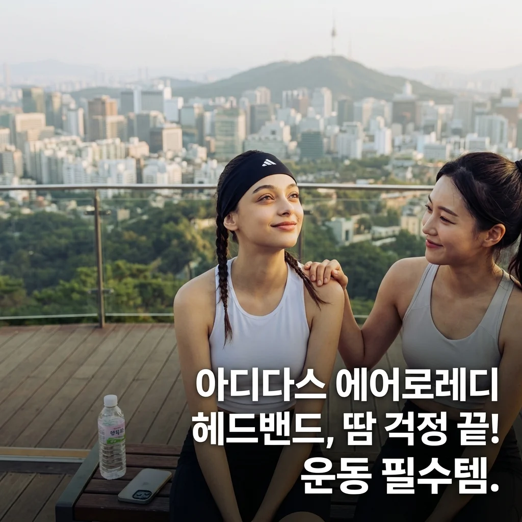 아디다스 에어로레디 헤드밴드, 땀 걱정 끝! 운동 필수템