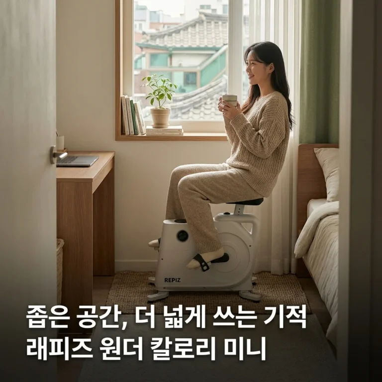 래피즈 실내자전거 원더 칼로리 미니, 좁은 방에 딱인 이유