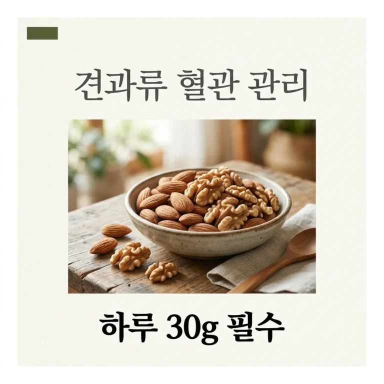 고지혈증 견과류 관리법, 하루 적정 섭취량과 호두·아몬드 효능