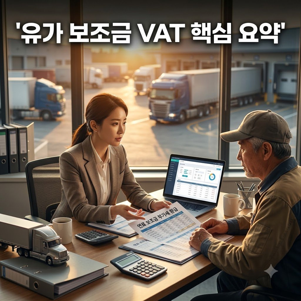 법인 운송사 위수탁 화물차주 분기별 유가보조금 부가세 환급 회계 처리 꿀팁 공유할게요